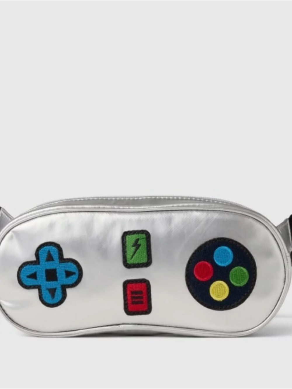 Kids Gamer Metallic Belt Bag – Retro Video Game Controller